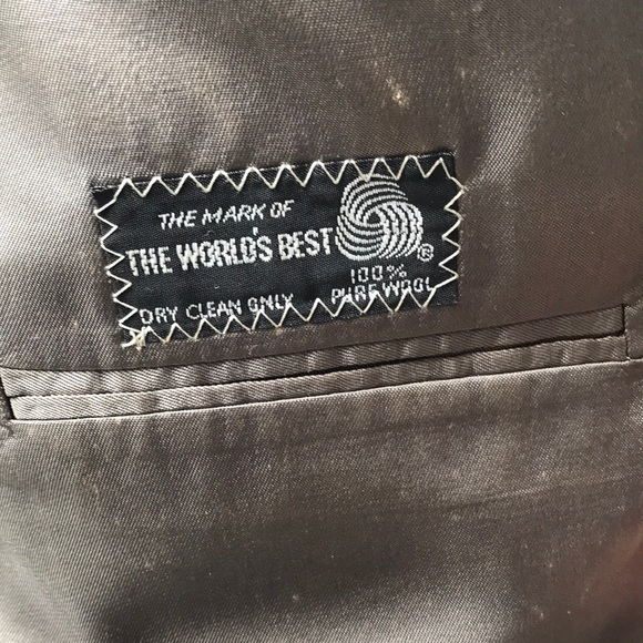 Vintage Marvin Brown Dallas blazer blazer/sport coat 100% wool - Picture 4 of 10